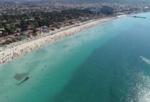Ilica Public Beach in Cesme Izmir - Ilıca Plajı Çeşme